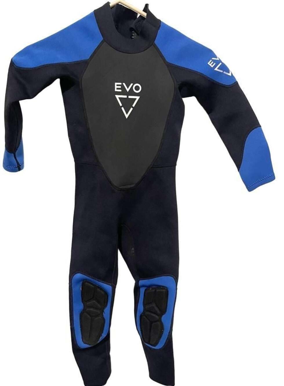 EVO Kid's Full 3mm Scuba Diving Wetsuit - Blue/Black - Size Small